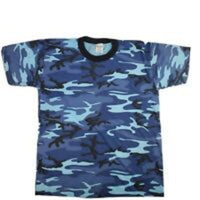T-Shirt Men's Blue Camouflage XL