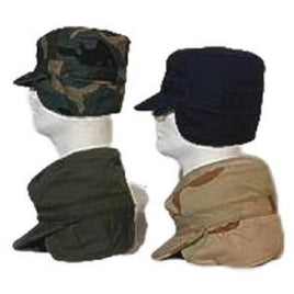 Military Patrol BDU Combat Hat With Ear Flaps USGI Several Sizes and Colors