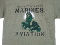 T-Shirt Men's Marine USMC Aviation Graphic Logo Cotton Several Sizes