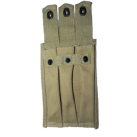 WWII Thompson 3 Cell Ammunition Pouch Reproduction